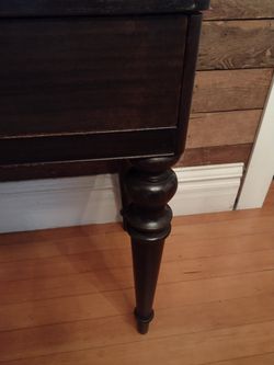 Antique Spinet Desk / Entryway Or Console Table Thumbnail