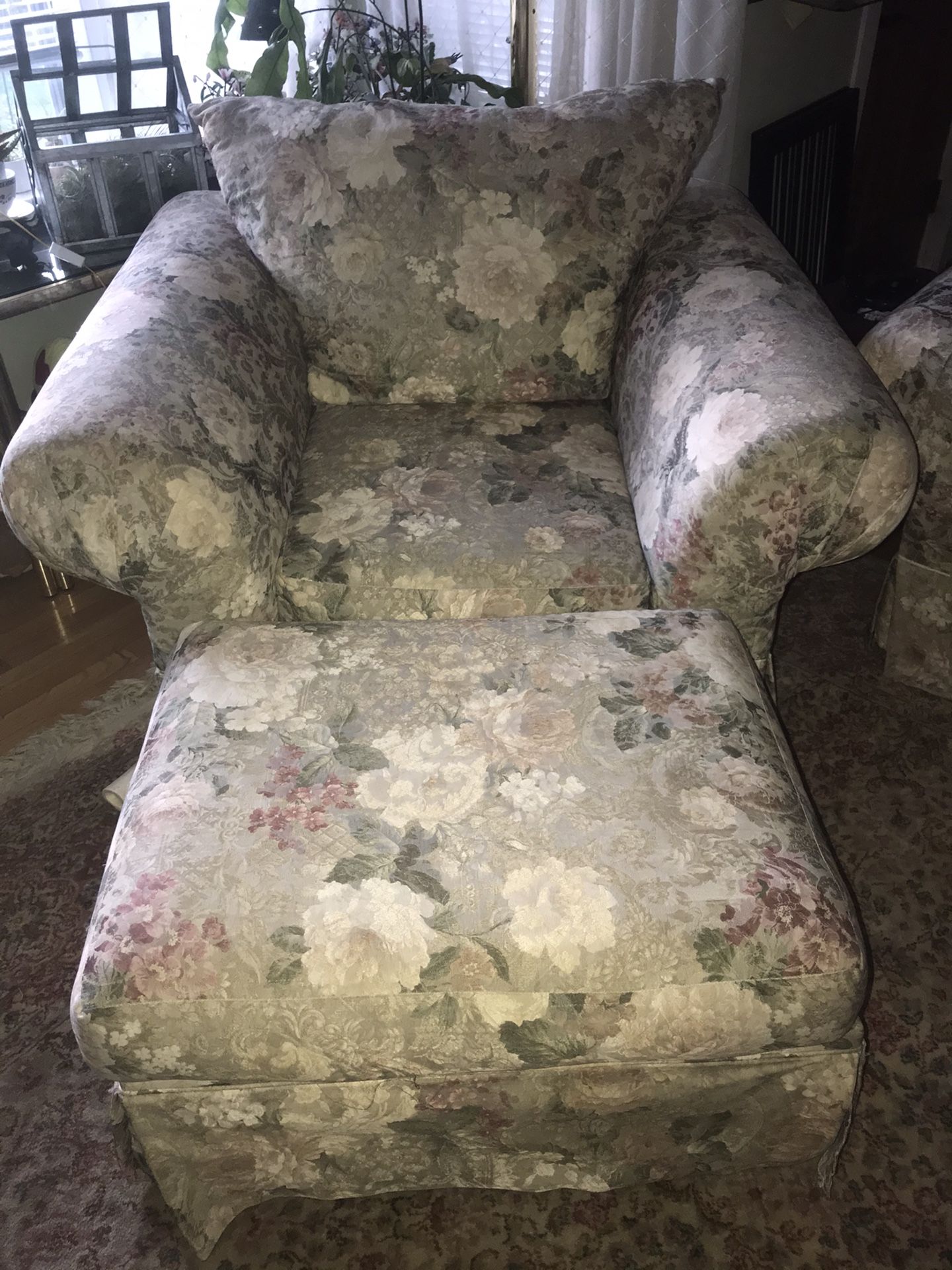 Sofa, Chair and Ottoman