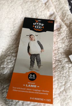 Brand New Hyde and EEk Infant/ Baby Lamb Halloween Costume!! Thumbnail