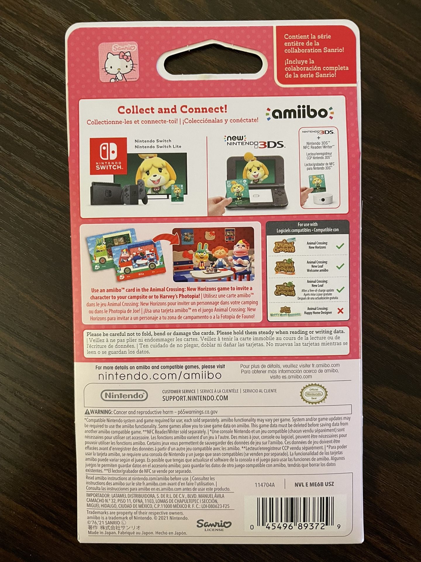 Sanrio Amiibos Collaboration Pack Brand New