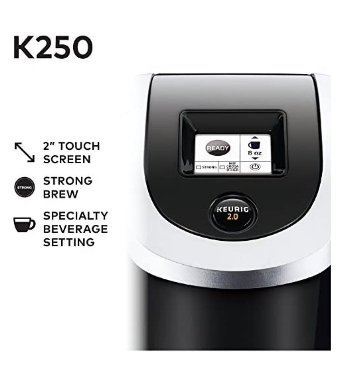 Keurig Hot 2.0 K250 Plus *Brand New*