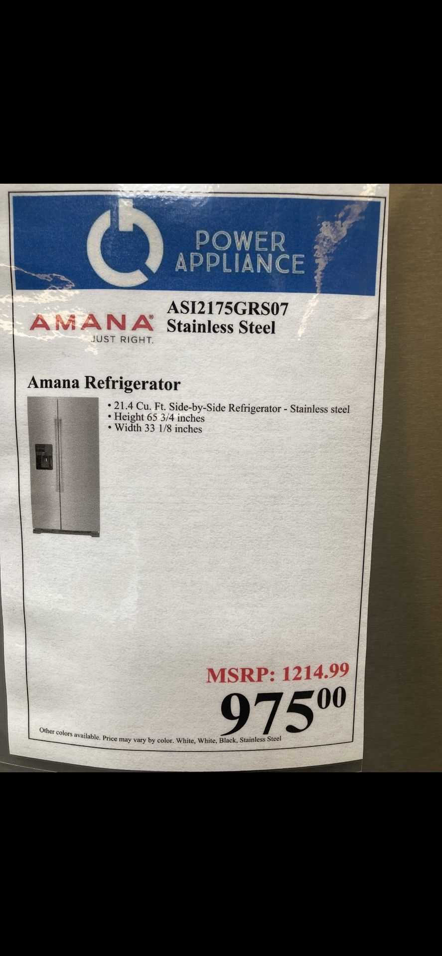 Armana Refrigerator (new )