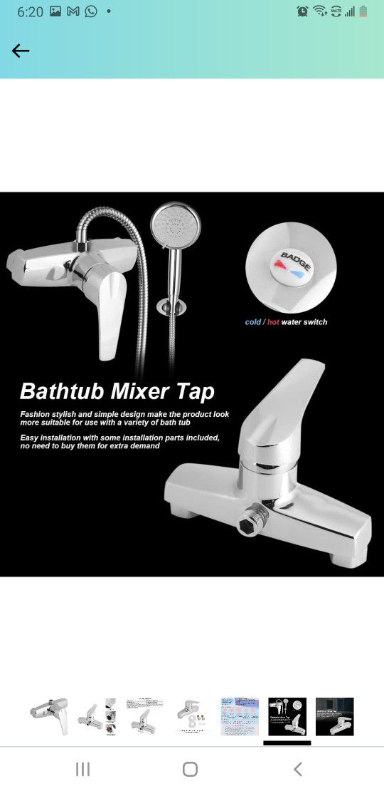 Shower Mixer Valve,Wall Mounted Single Lever Manual Exposed Shower Hot/Cold Valve Tap Faucet,Chrome Finish

￼

￼

￼

￼

￼

￼

￼


