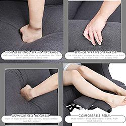 Gray Massage Recliner Thumbnail