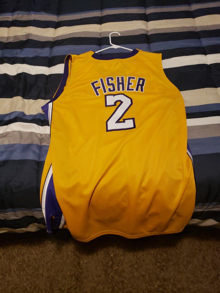 Lakers Jersey Derek Fisher Size 56