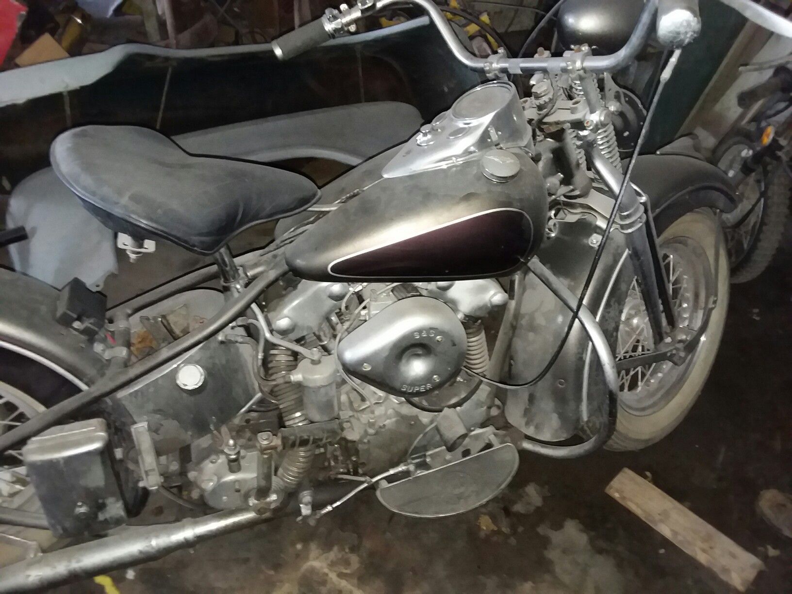 Harley Davidson 37 knucklehead on titled 48 frame for Sale in ...