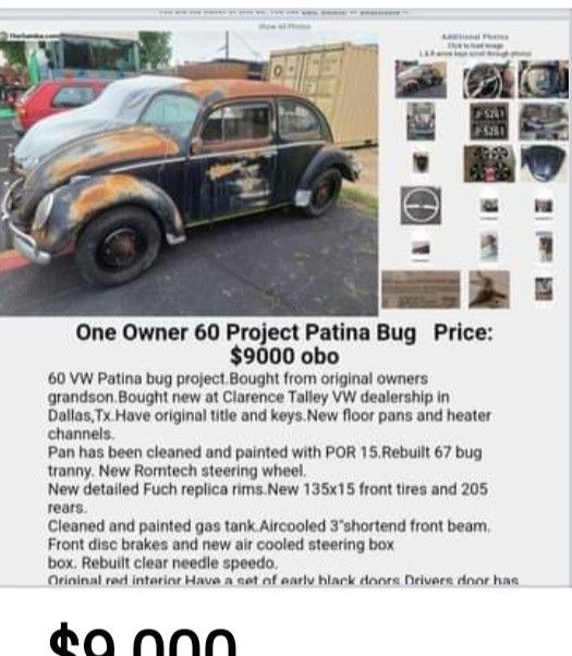 1960 Volkswagen Beetle