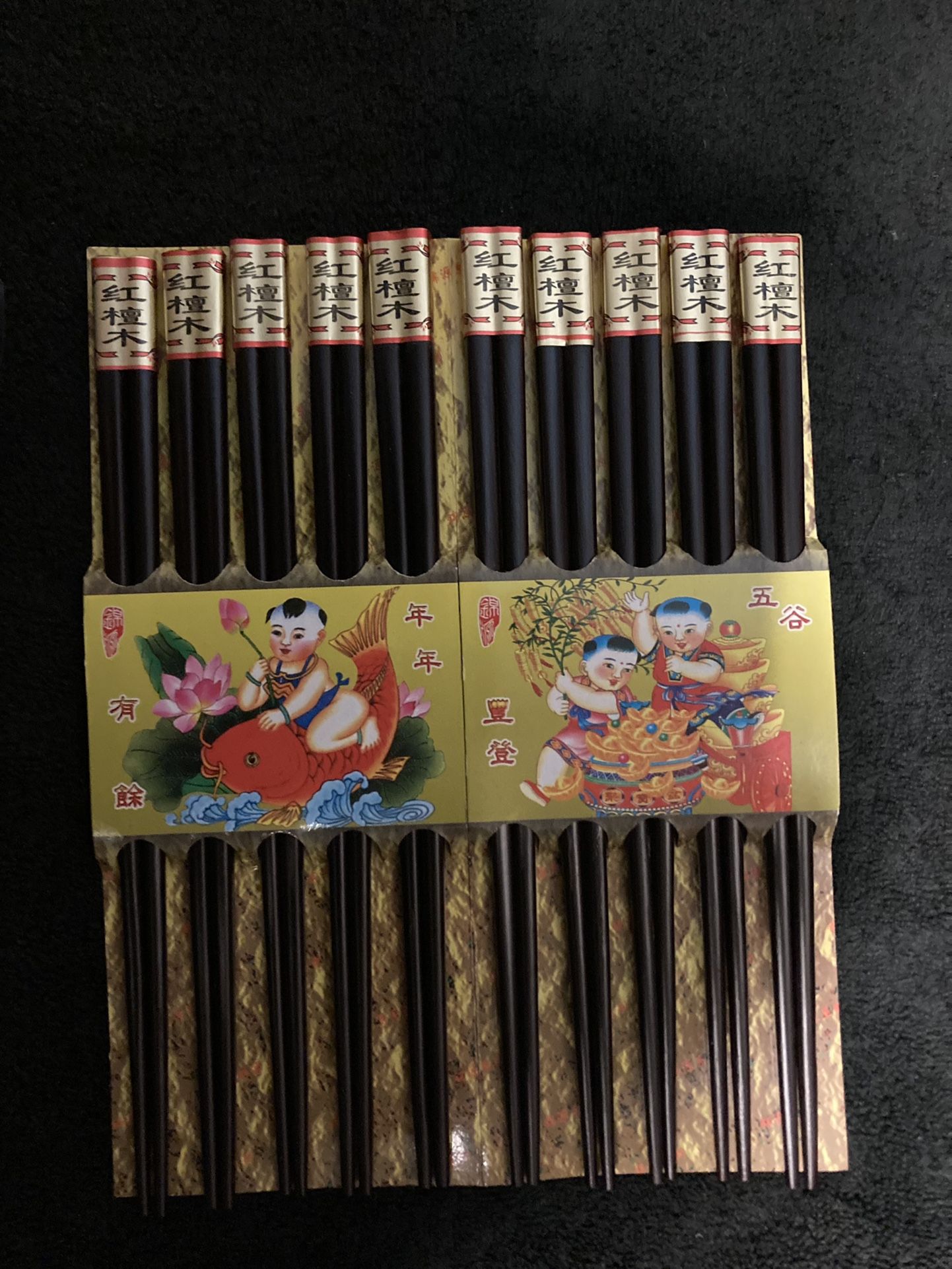 Set of 10 Chopsticks & Set of 2