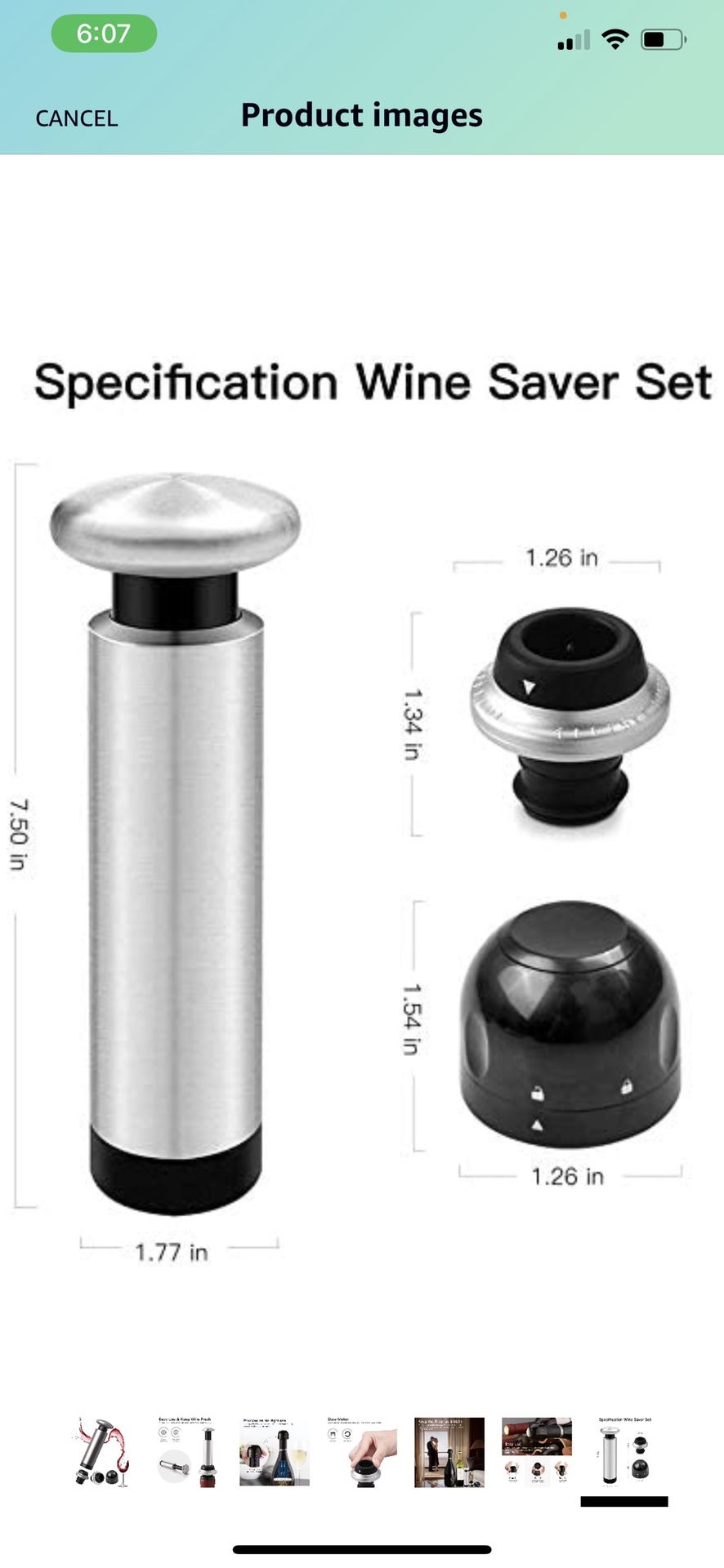 Wine saver vacuum pump with 2 wine bottle stopper