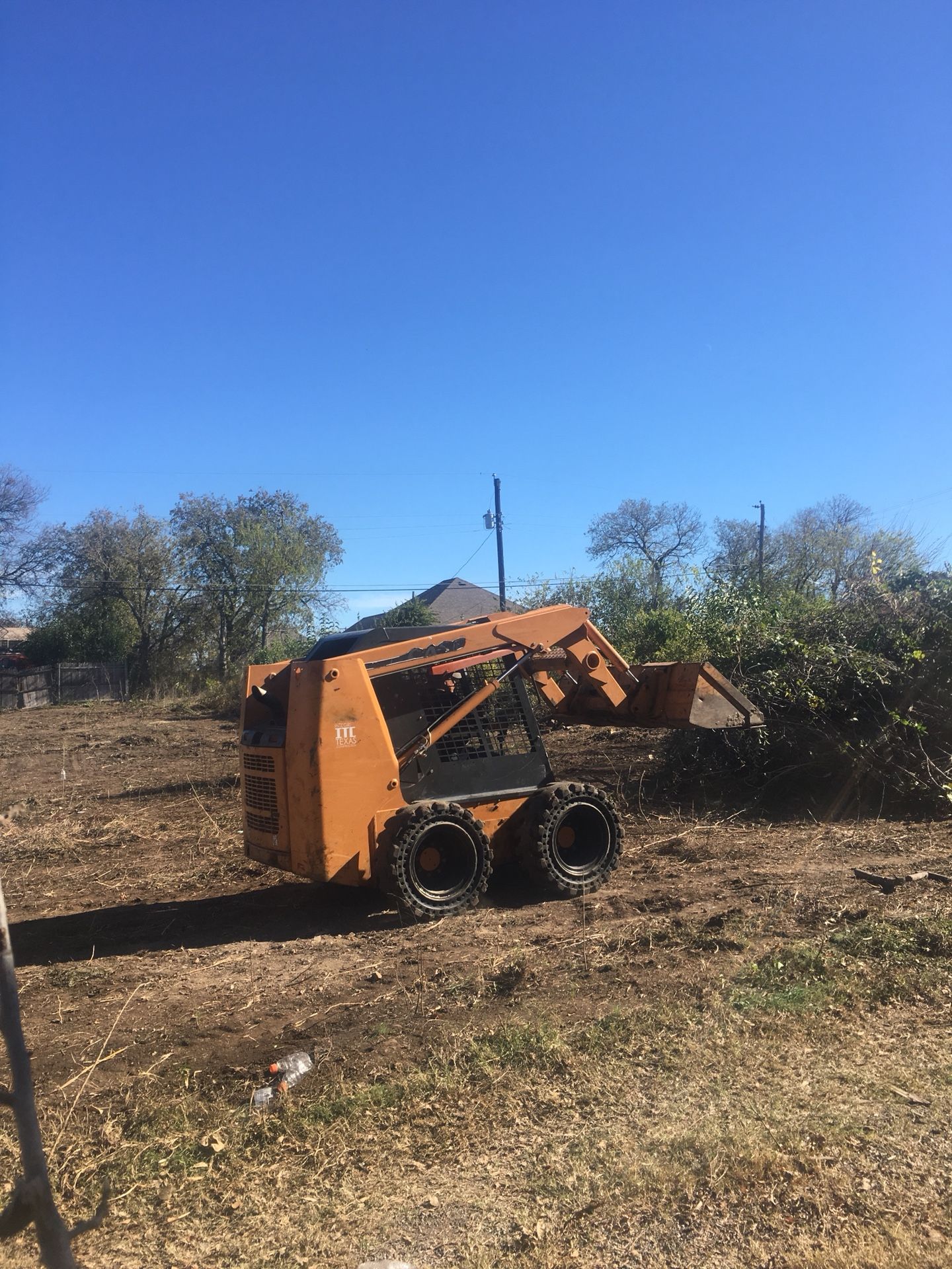 skid steer bobcat tractor