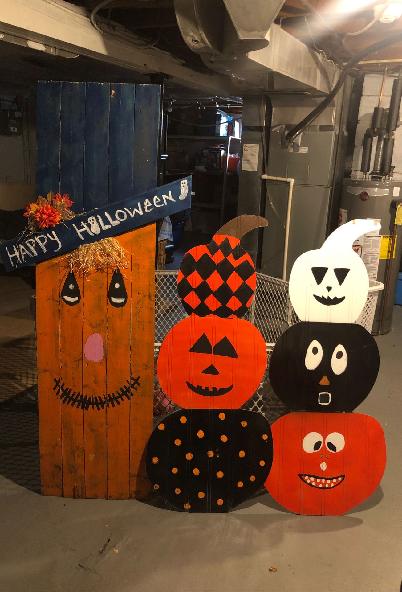 Decorations of Pumpkins and would