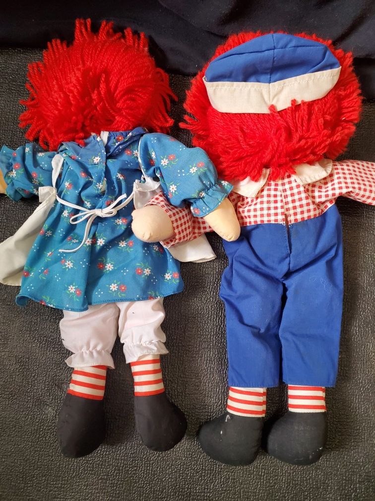Raggedy Ann and Andy Dolls