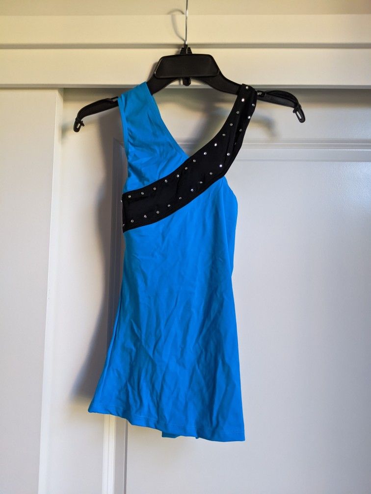 Blue Halter Costume Top, Adult Small/Medium