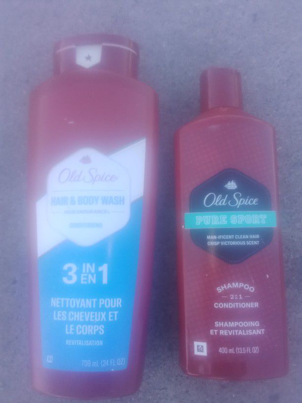 Old Spice Body washes And Shampoo And Conditionr