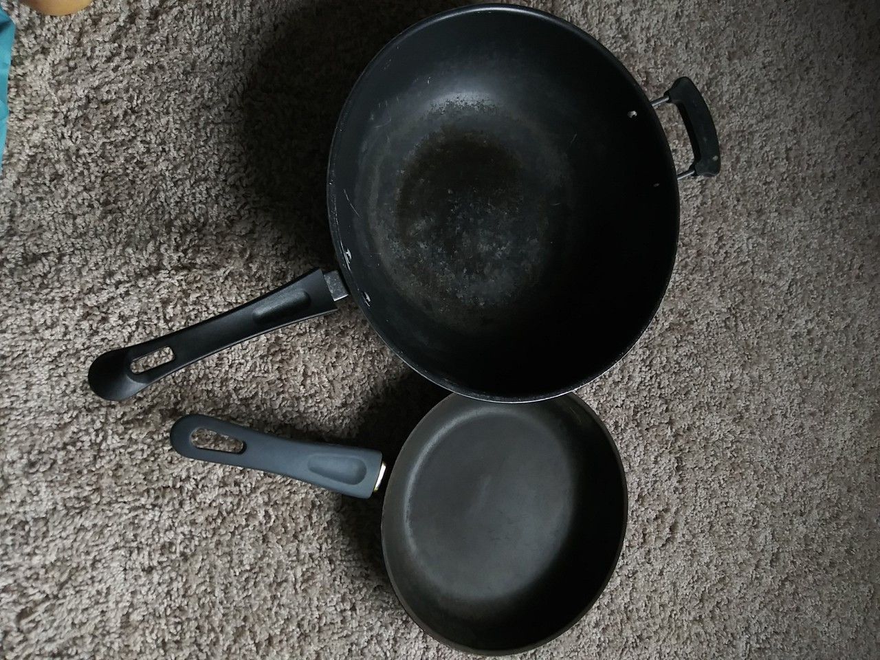 2 used ikea frying pans