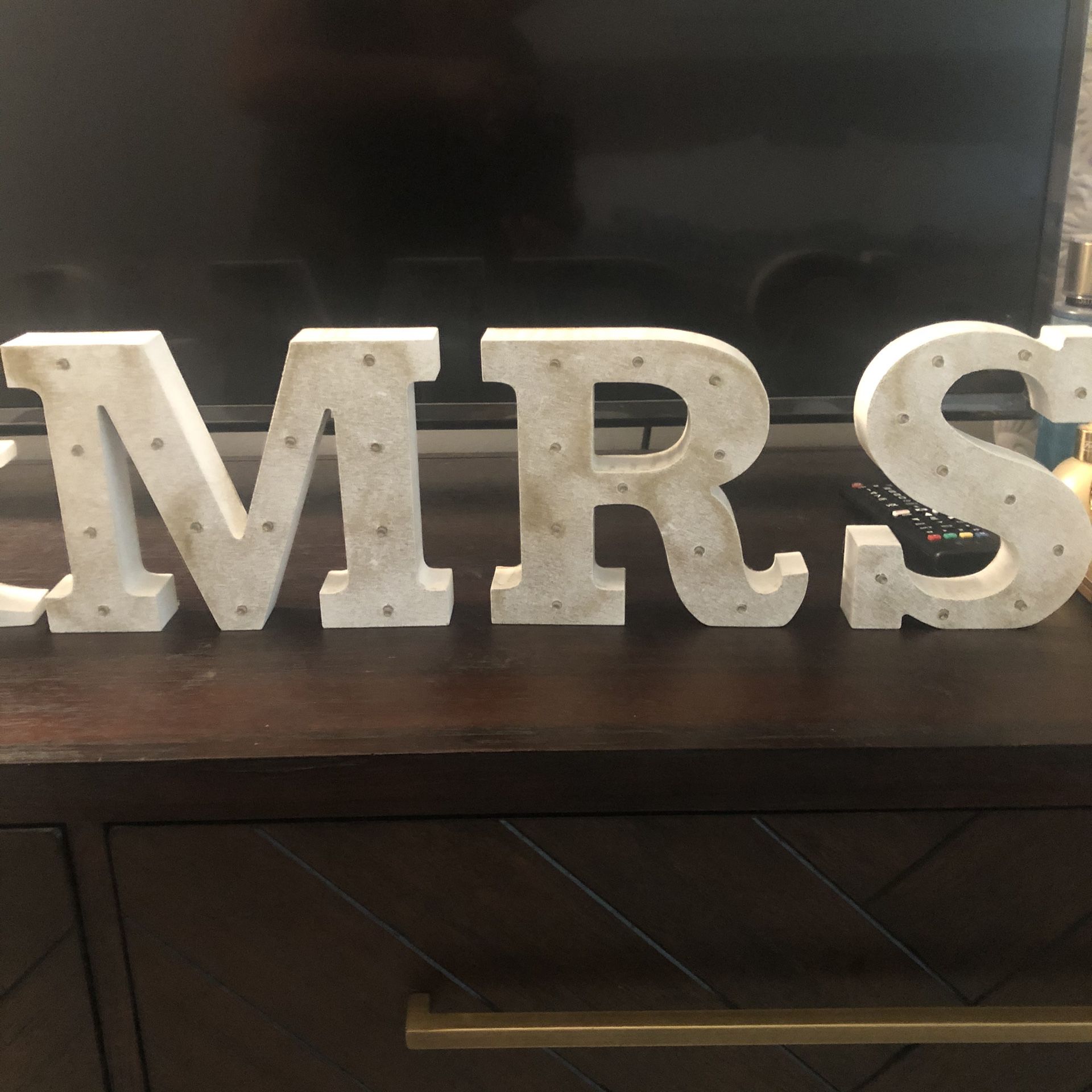 Light up Letters - Wedding