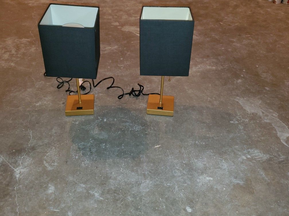 Bedside Lamp Black Color