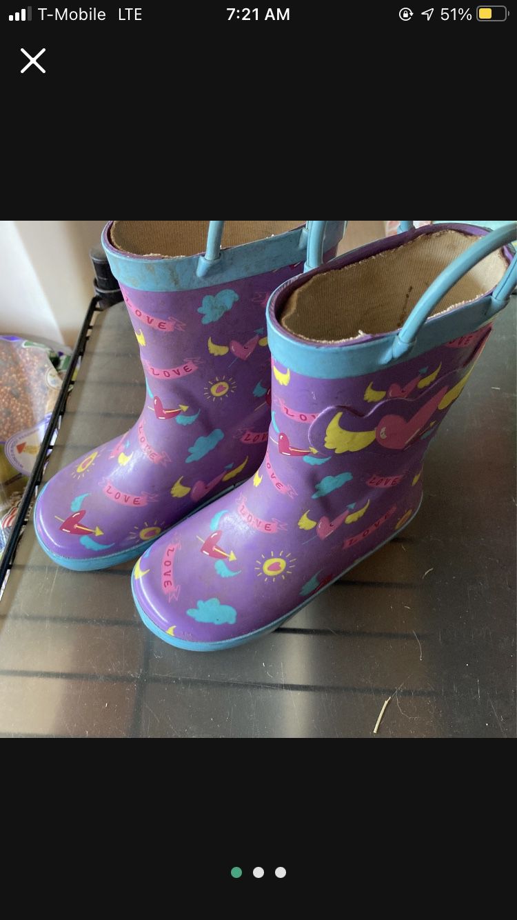 Girls Rain boots 