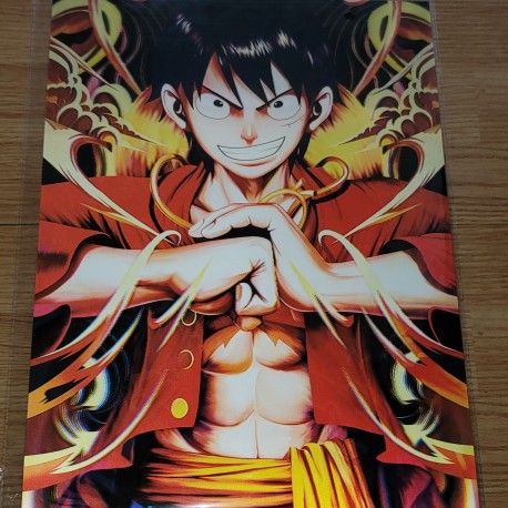 One Piece 3D Holographic Lenticular Anime Poster