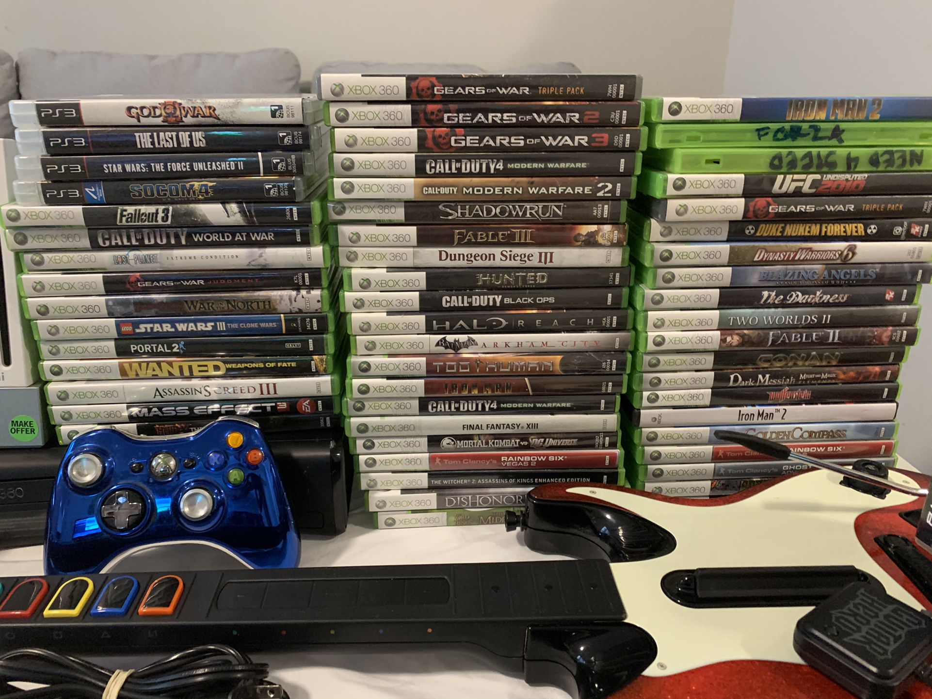 PS3+Xbox360+Wii BUNDLE + MORE