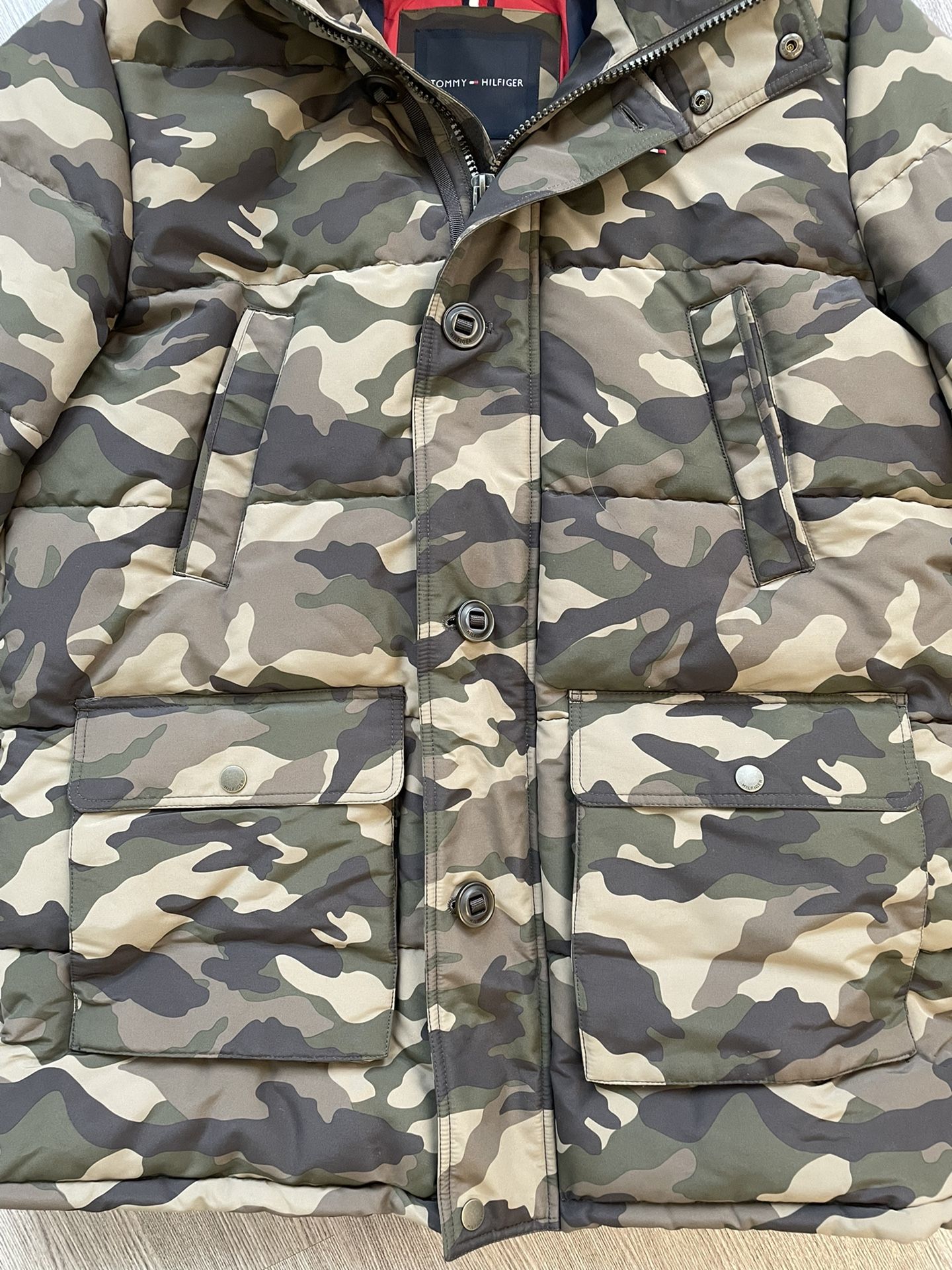 Tommy Hilfiger Camouflage Hooded Jacket