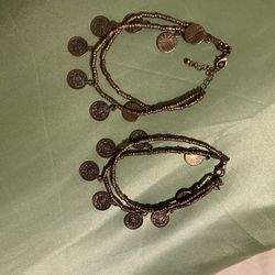 Misc Jewelry - Anklets, Lucky Guitar Pick Necklace, And Earrings Thumbnail