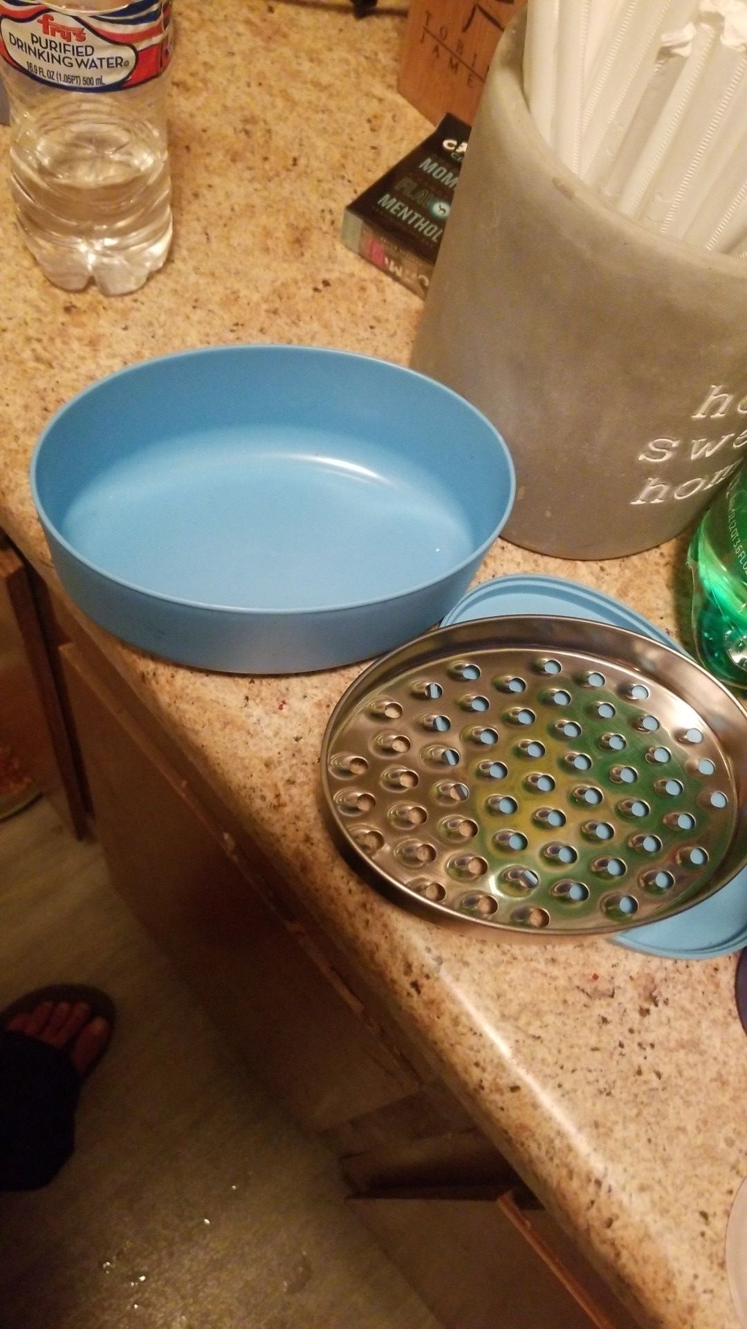 2 IKEA cheese graters with storage lids