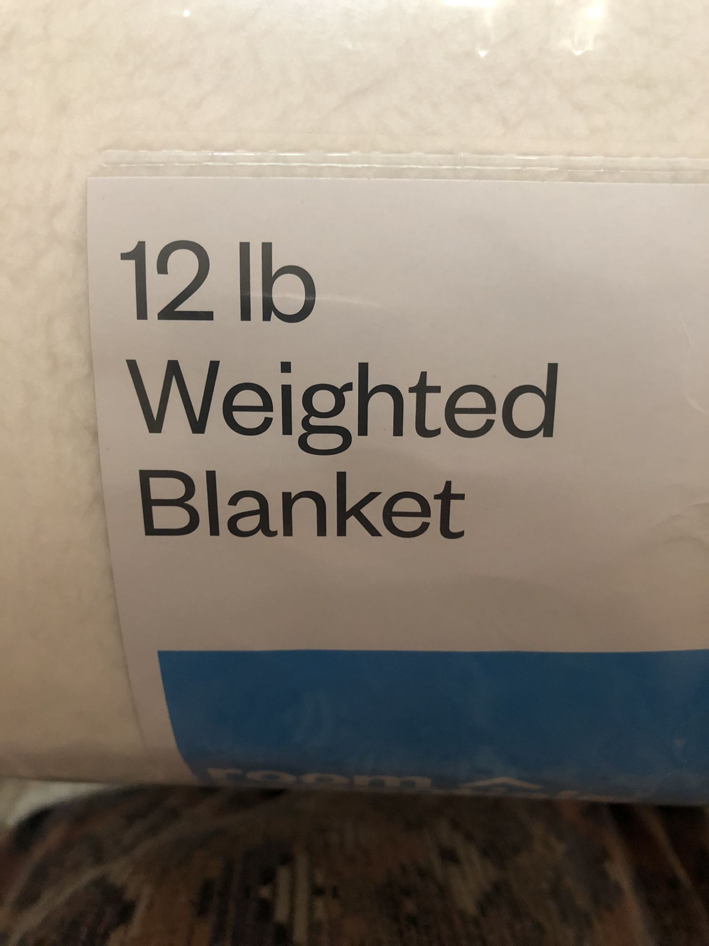 Weighted Blanket /12lb/Sherpa