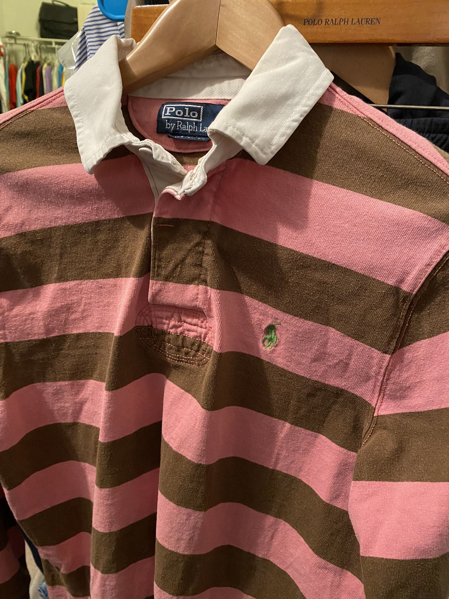 Ralph Lauren Polo Men’s Winter Custom Fit Sz M Long/Sleeve Polo
