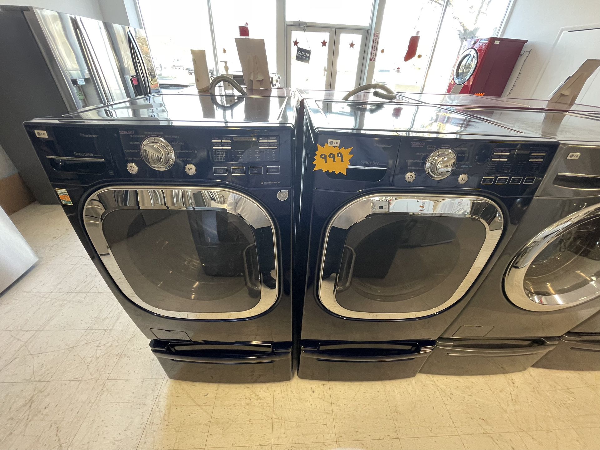 LG Front Load Washer And Electric Dryer Set With 90days Warranty 