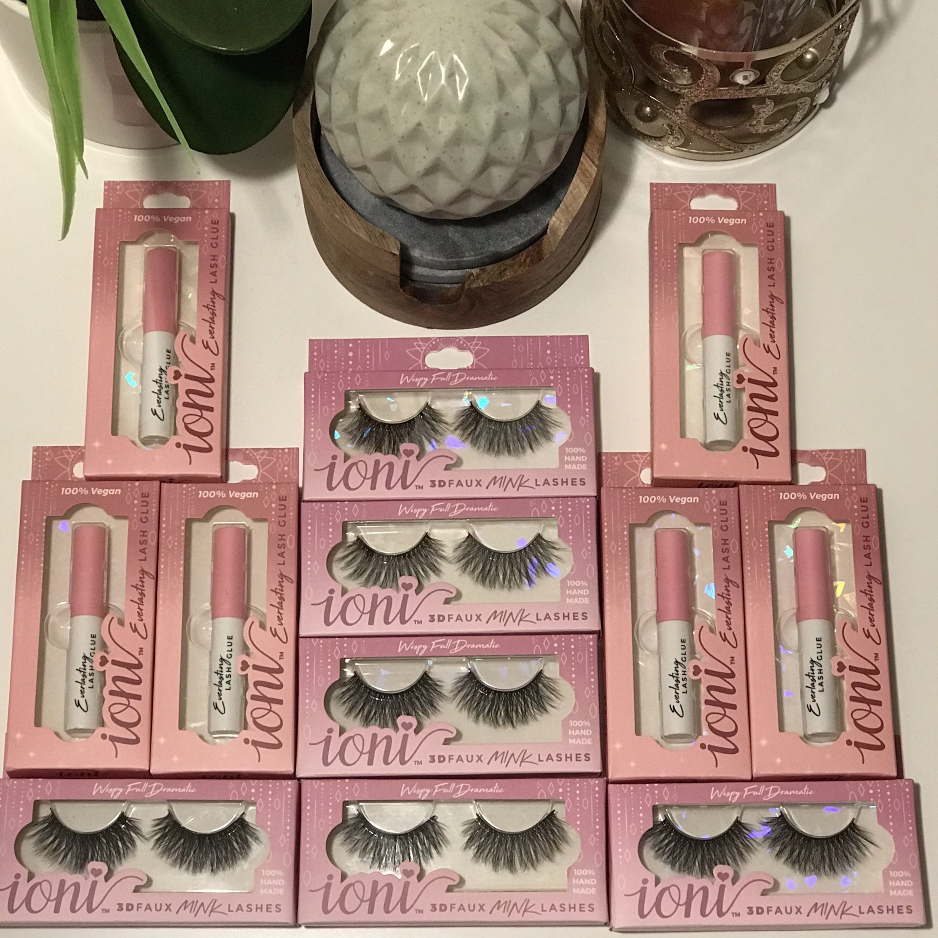 Faux Mink Lashes And Vegan Glue Bundle