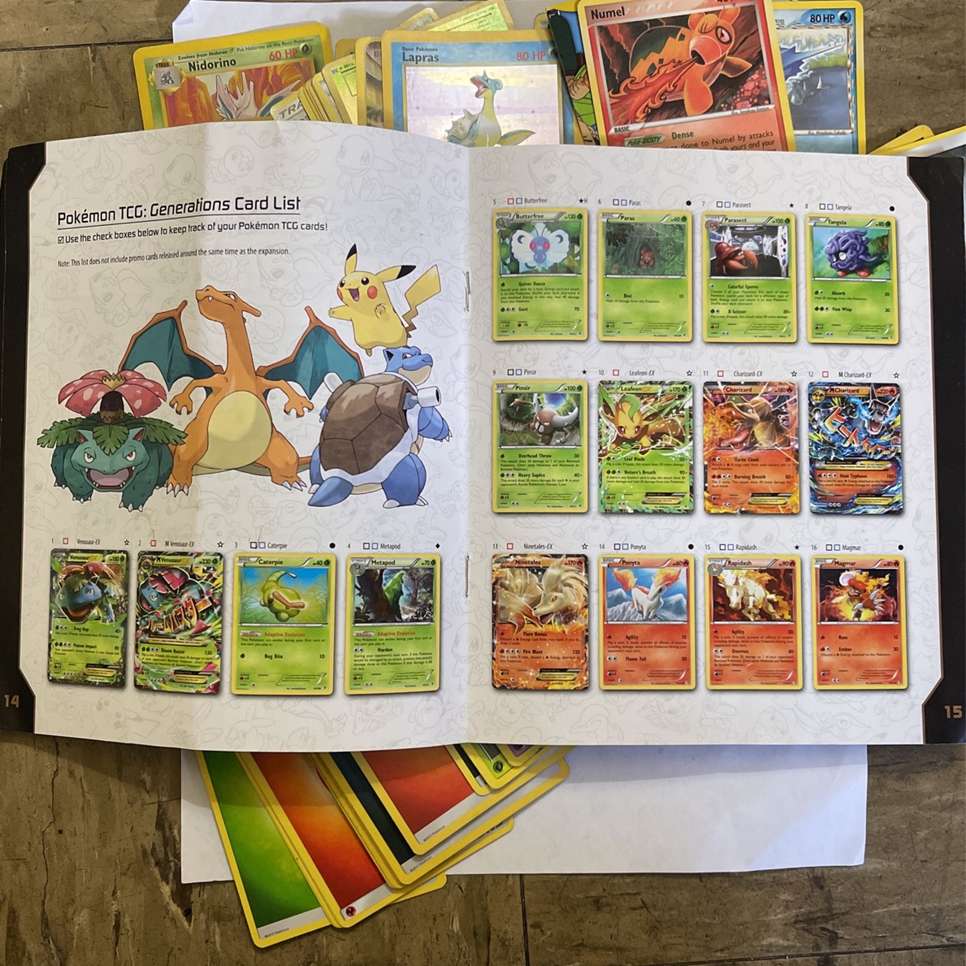 Classic Pokémon cards And players guide book