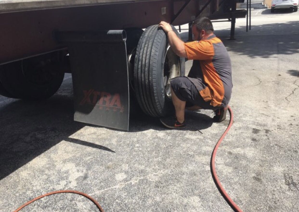 Dump truck commercial trailer tire tires loader chipper bobcat forklift