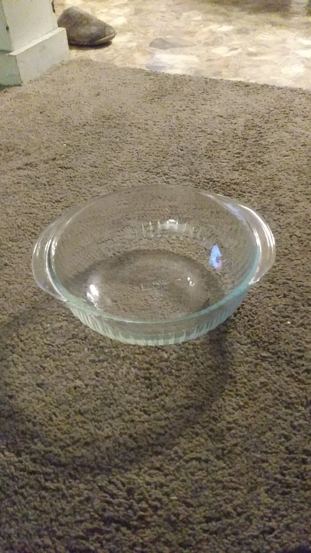 Pyrex glass bowl