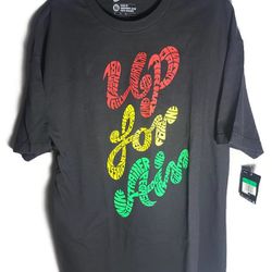 Nike Up For Air Black Mens T-shirt Size XL 528792 010 Red/Yellow/Green Logo Thumbnail