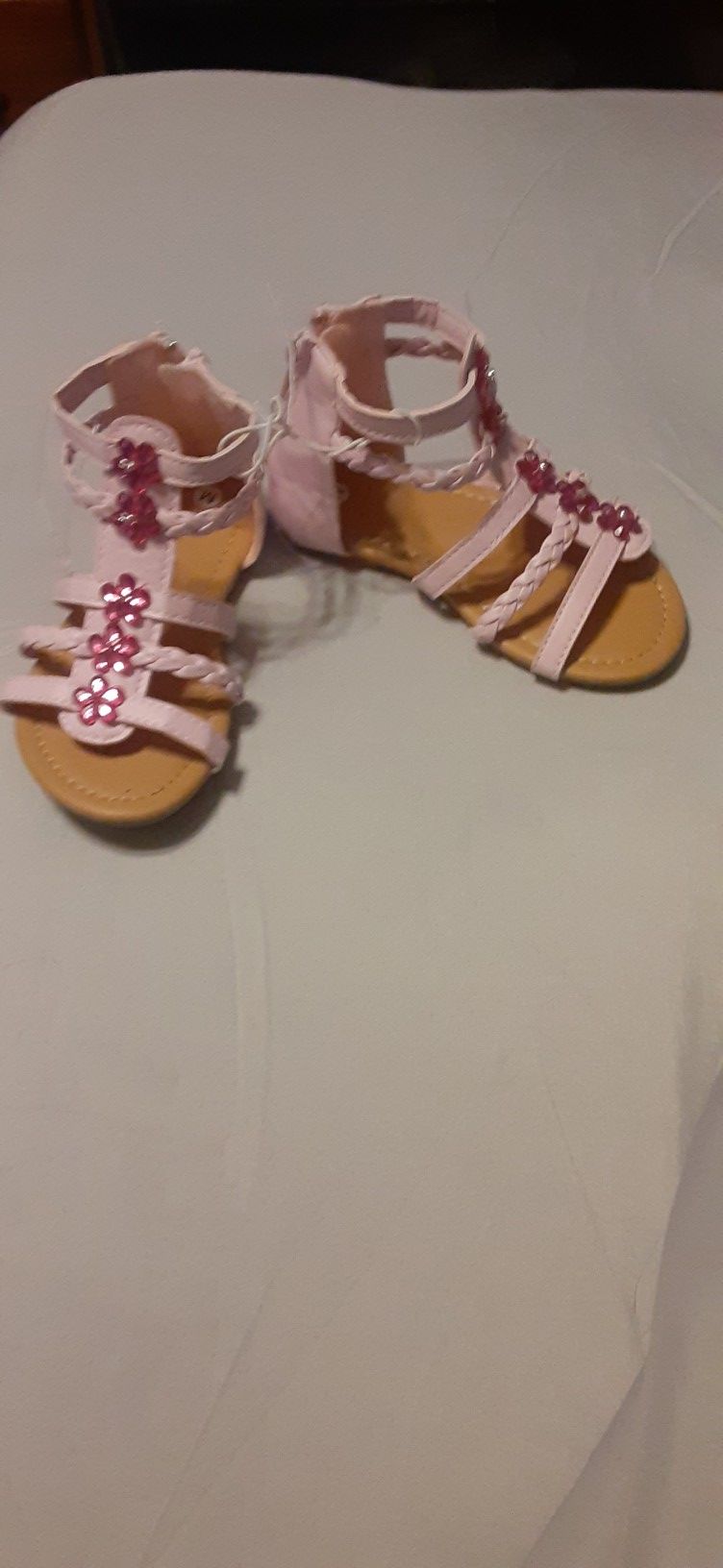 Pink little girls shoes