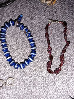 3 Necklaces, 4 Bracelets, And 3 Anklets Thumbnail