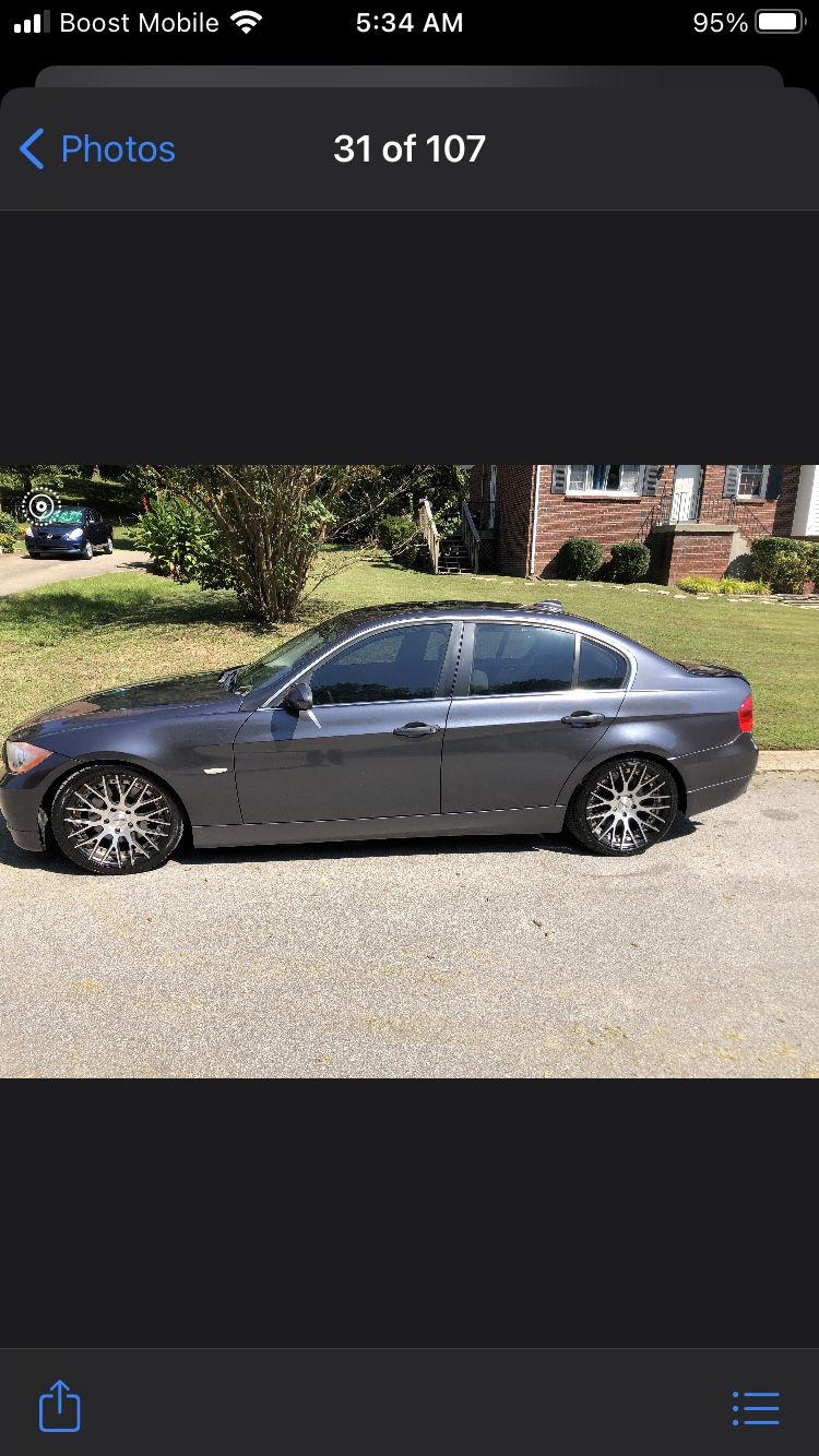 Bmw 300i (2006) Blue With Tents
