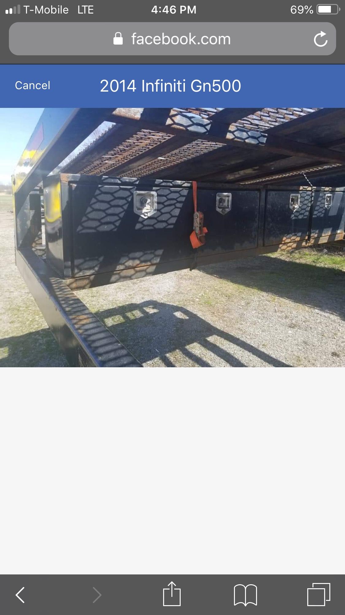2014 Infinite GN500 5 Car Trailer