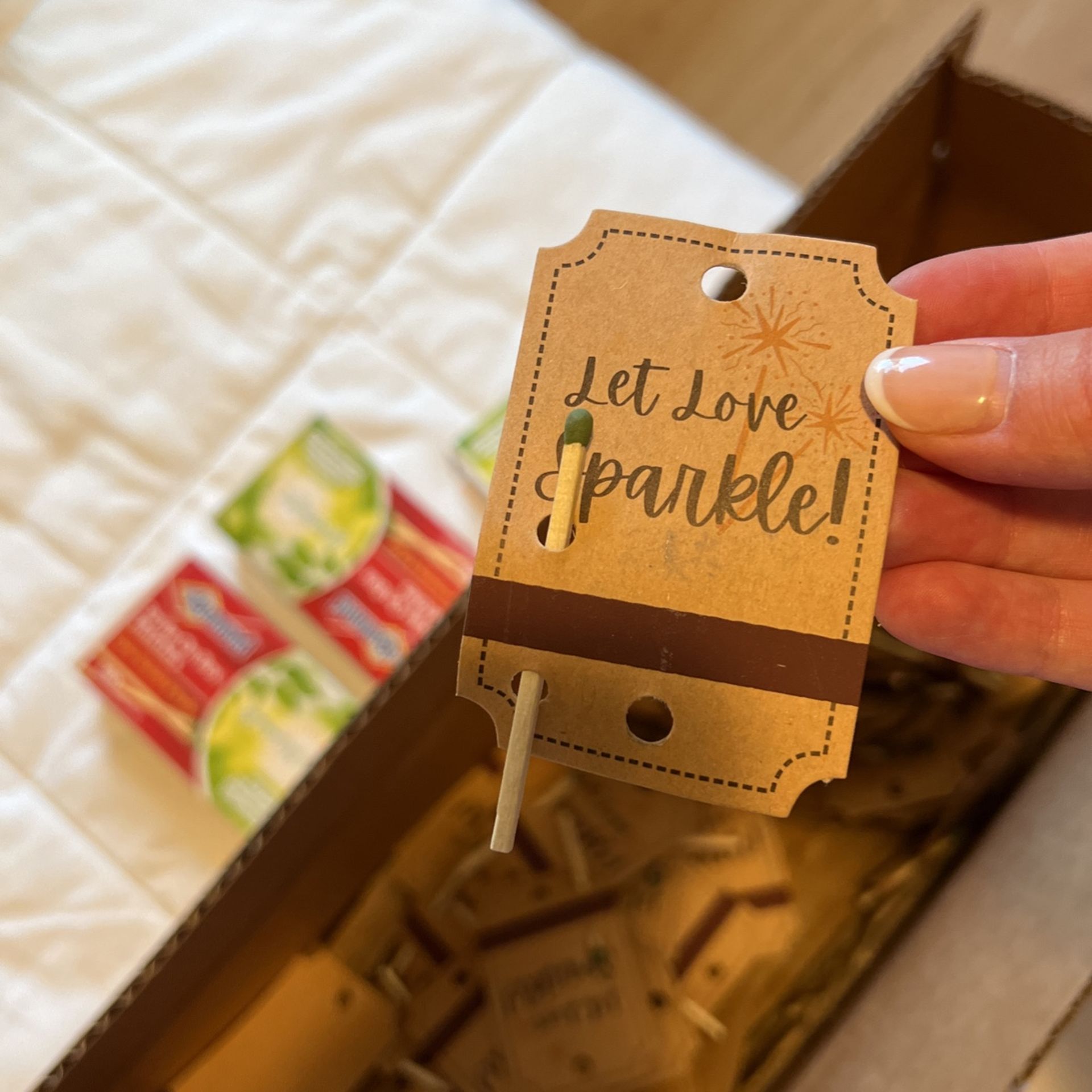 Sparkler Holders With Matches
