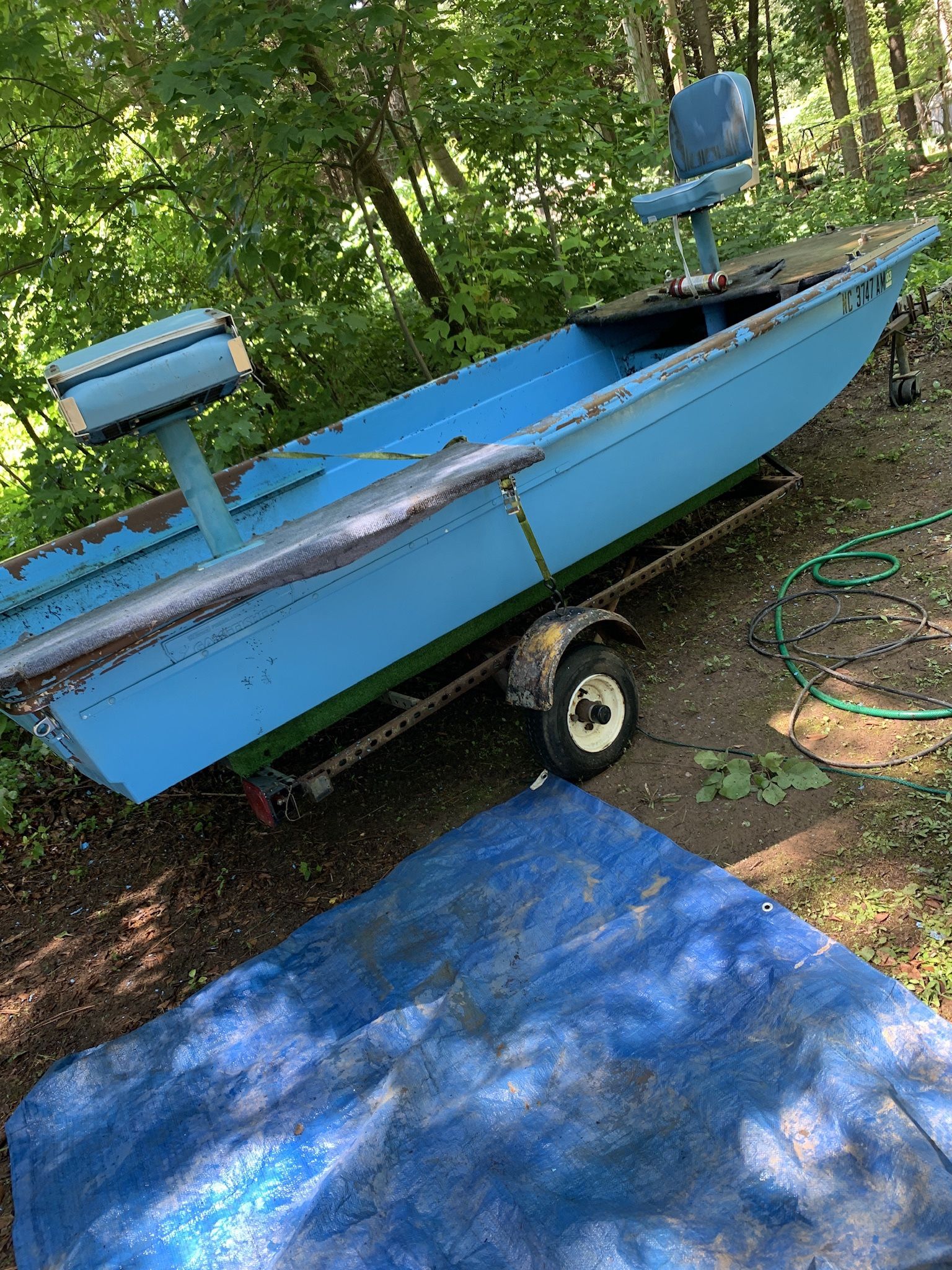 Johnson Outboard 2hp AND BOAT