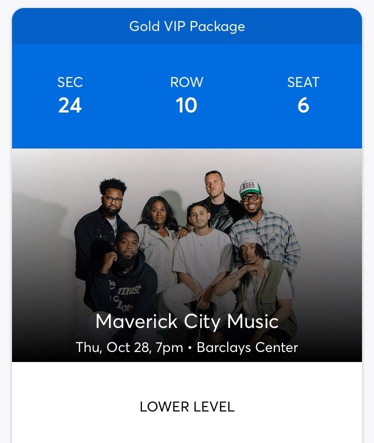 Maverick City Music Concert NYC (Sold Out) TICKETS
