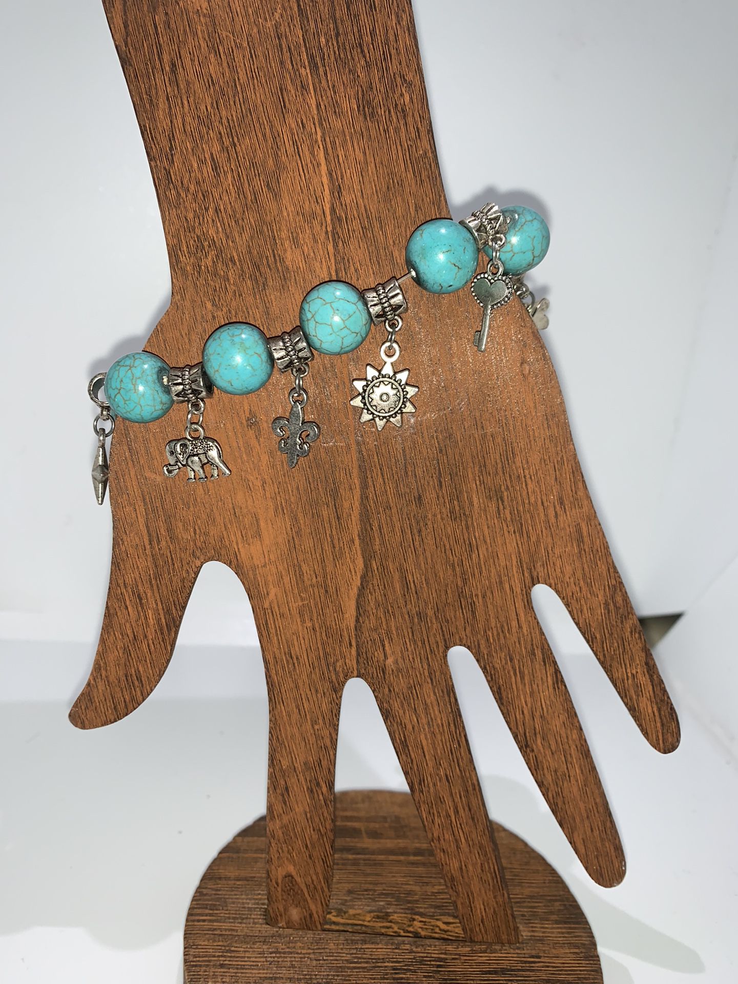 Turquoise Charm Bracelet 