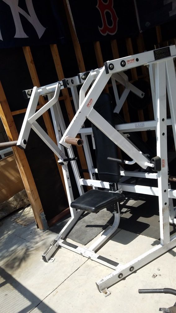 Hammer Strength Plate Loaded ISO Lateral Standing Chest Press Jammer