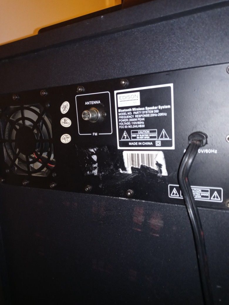 edison professional party system 350