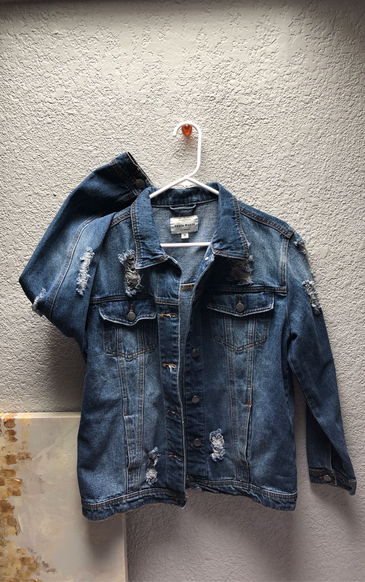 Distressed Denim Jacket