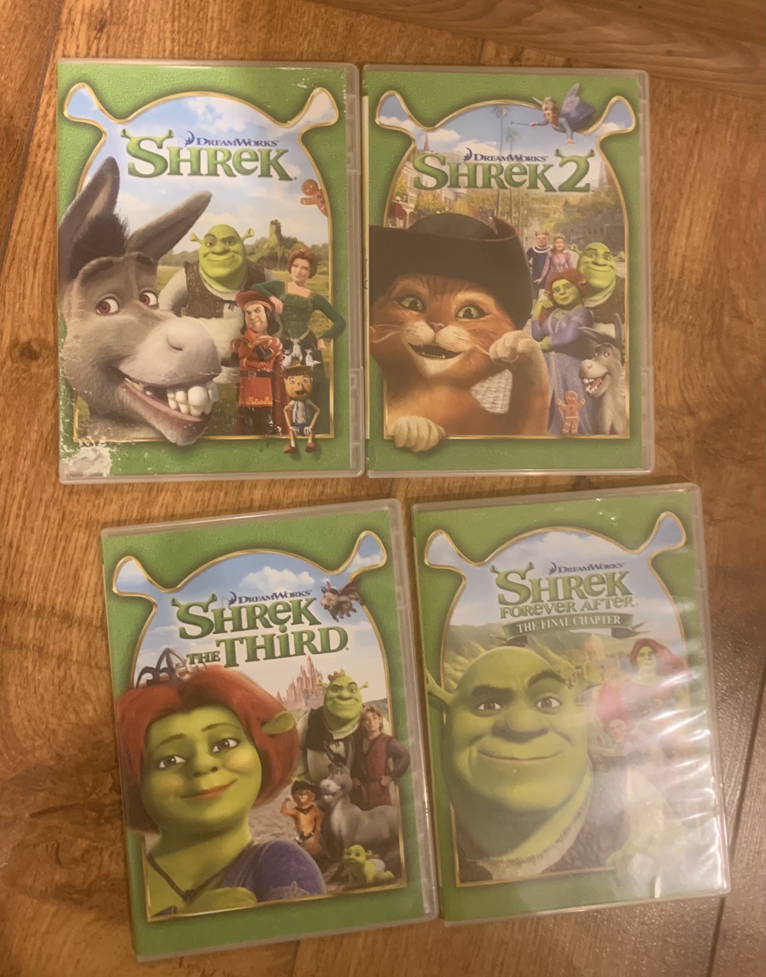 $Shrek, Shrek 2, Shrek the Third, Shrek Forever After