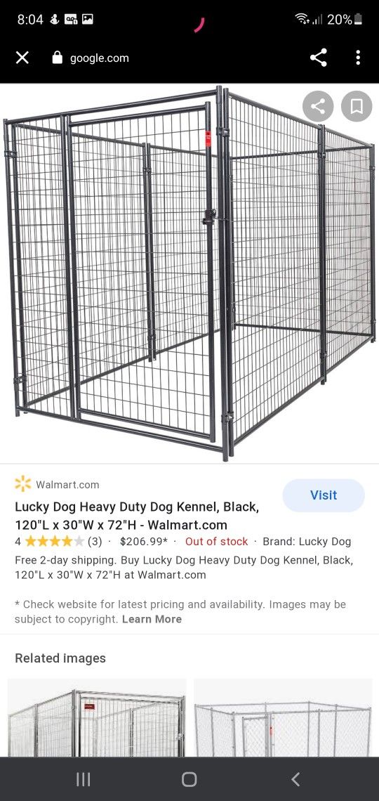 Used Dog Kennel