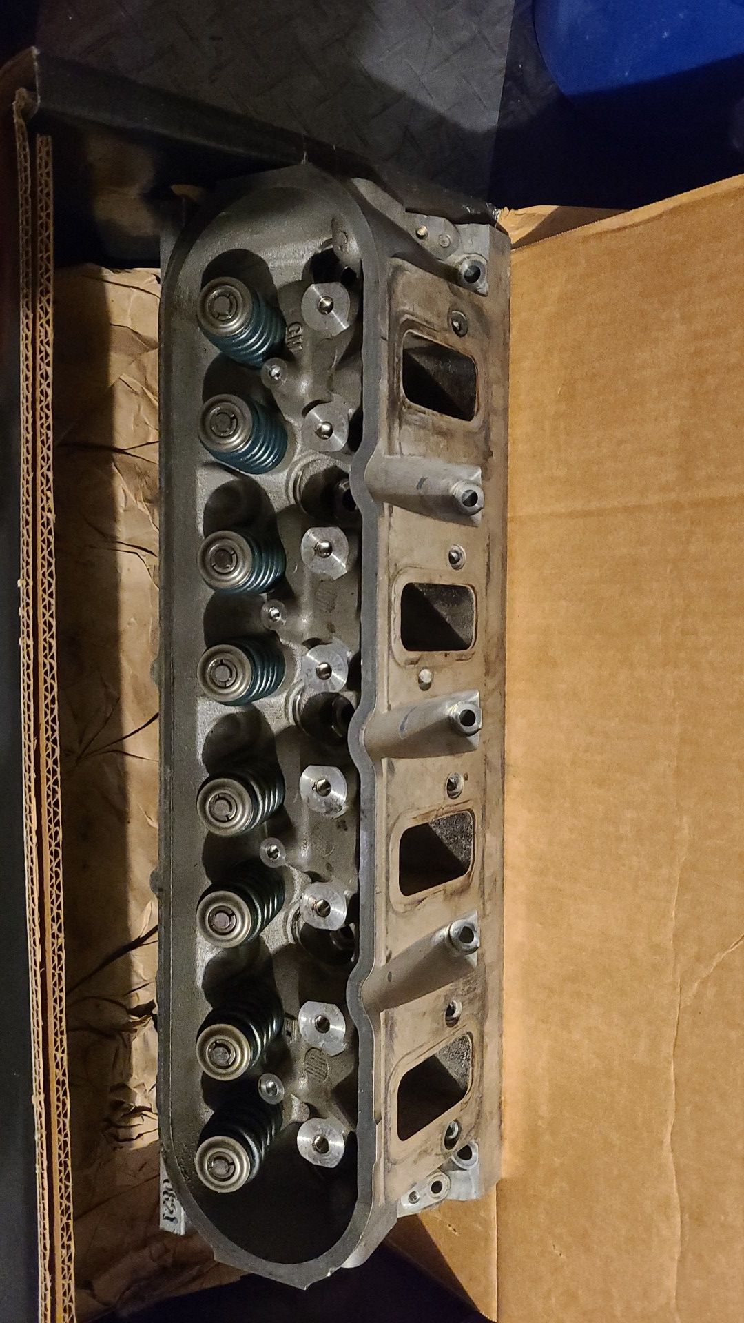 Chevy LS3 HEADS 0821. never machined. Factory deck height pulled off at 42k miles no damage