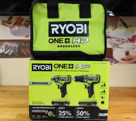 2 in 1 RYOBi 18V Drill/Driver Impact Kit